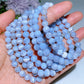 7-8.5mm Blue Lace Agate Bracelet Crystal Healing Bulk Wholesale