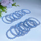 7-8.5mm Blue Lace Agate Bracelet Crystal Healing Bulk Wholesale