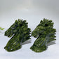 3.0" Serpentine Horse Head Carving Crystal Healing Bulk Wholesale