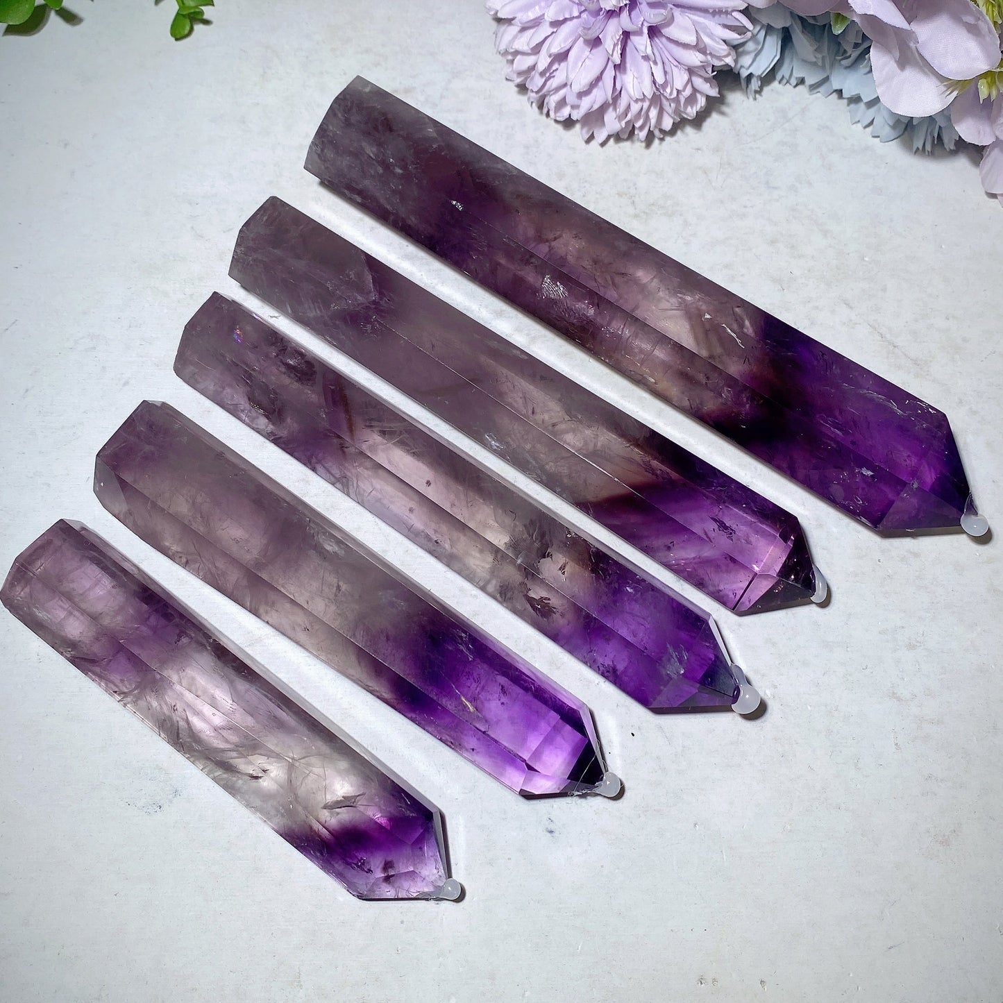 4.0"-8.0" Amethyst Tower Bulk Wholesale