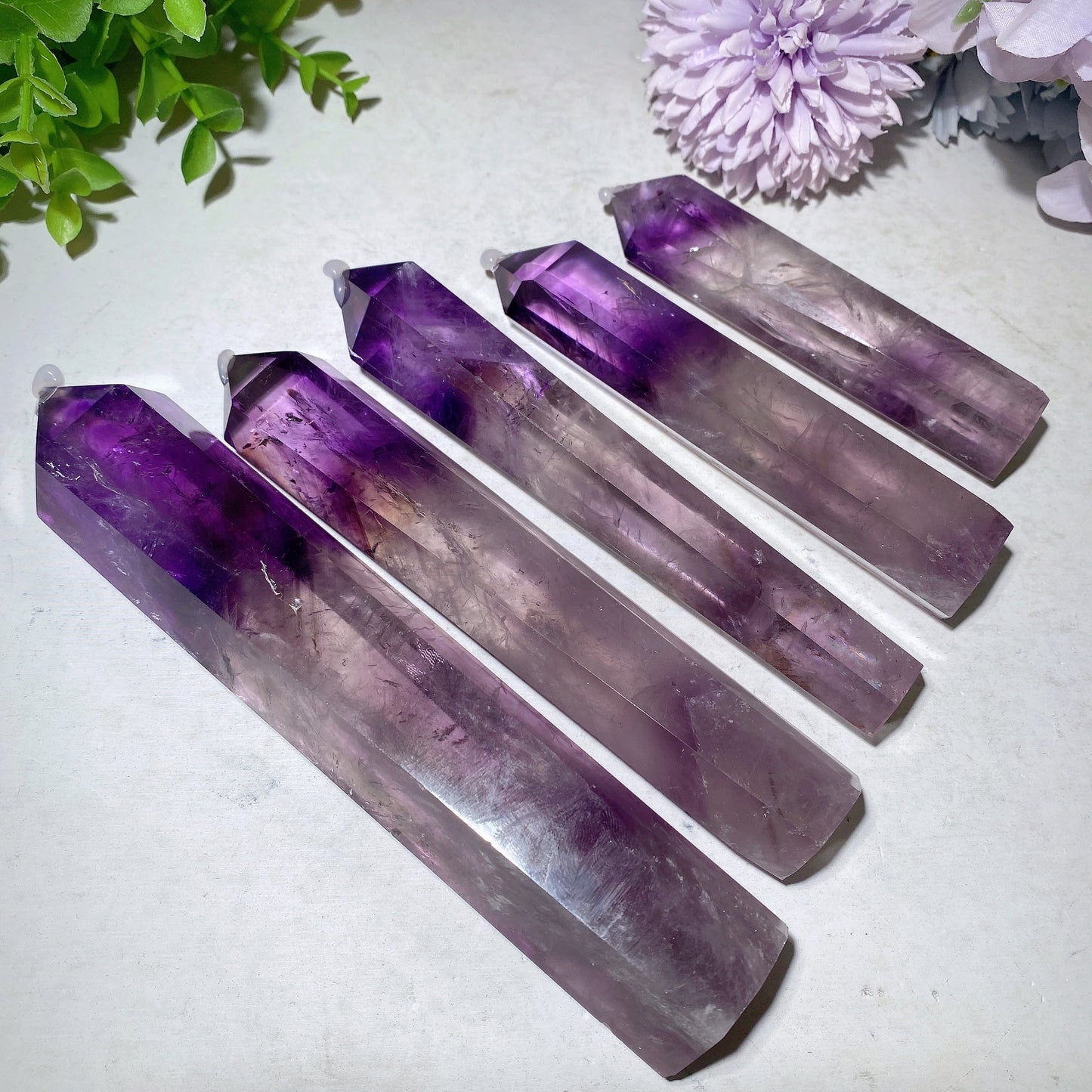 4.0"-8.0" Amethyst Tower Bulk Wholesale