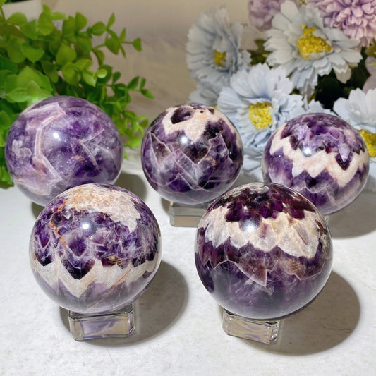 2.0"-2.5" Indonesia Amethyst Sphere Bulk Wholesale