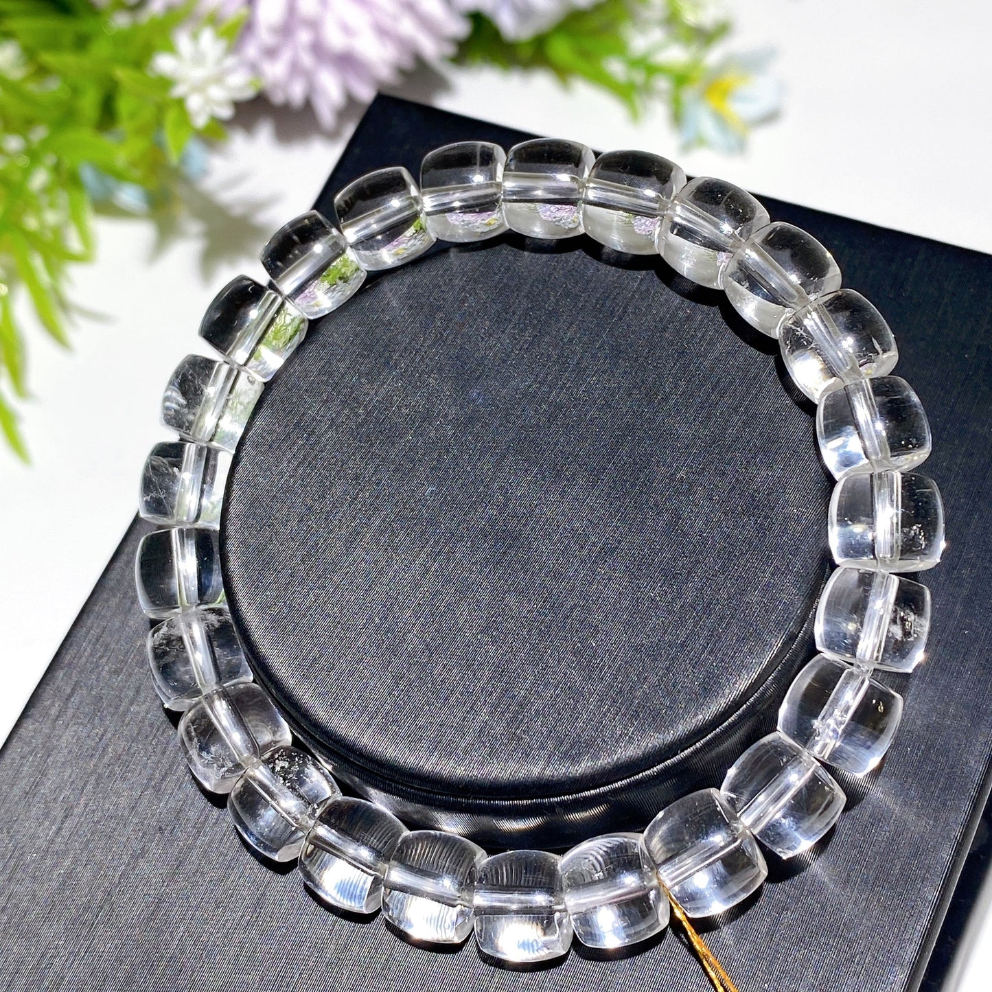 8mm Clear Quartz Pumpkin Bracelet Crystal healing Bulk Wholesale