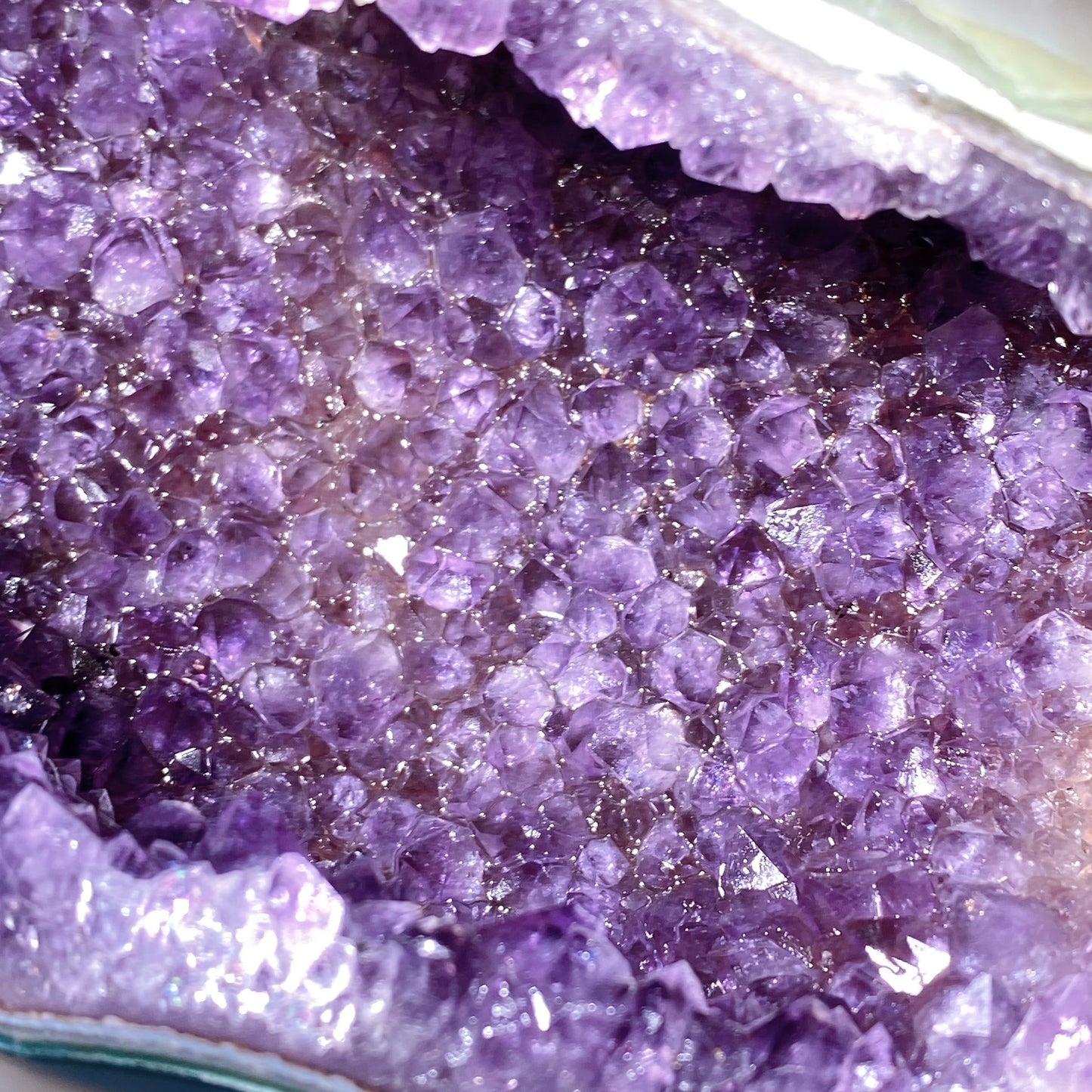 14cm Unique Amethyst Geode Heart Shape Carving Crystal Healing Bulk Wholesale