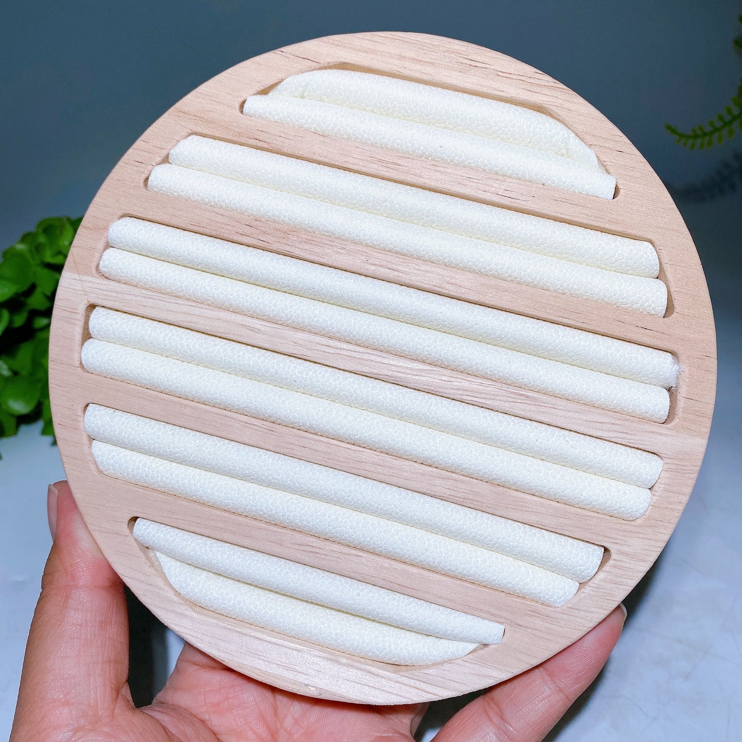 15cm Wooden Stand for Ring Crystal Healing Bulk Wholesale
