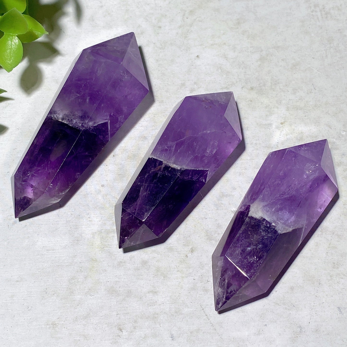 2.0"-2.4" Amethyst DT Points Bulk Wholesale