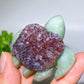 2.0" Amethyst Cluster Green Aventurine Turtle Carving Crystal Healing Bulk Wholesale
