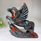 18cm Africa Blood Stone Horse Carving Crystal Healing Bulk Wholesale