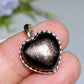 15mm Sterling Silver Hypersthene Heart Pendant Crystal Healing Bulk Wholesale