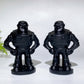 3.6" Black Obsidian Buzz Lightyear Carving Crystal Healing Bulk Wholesale