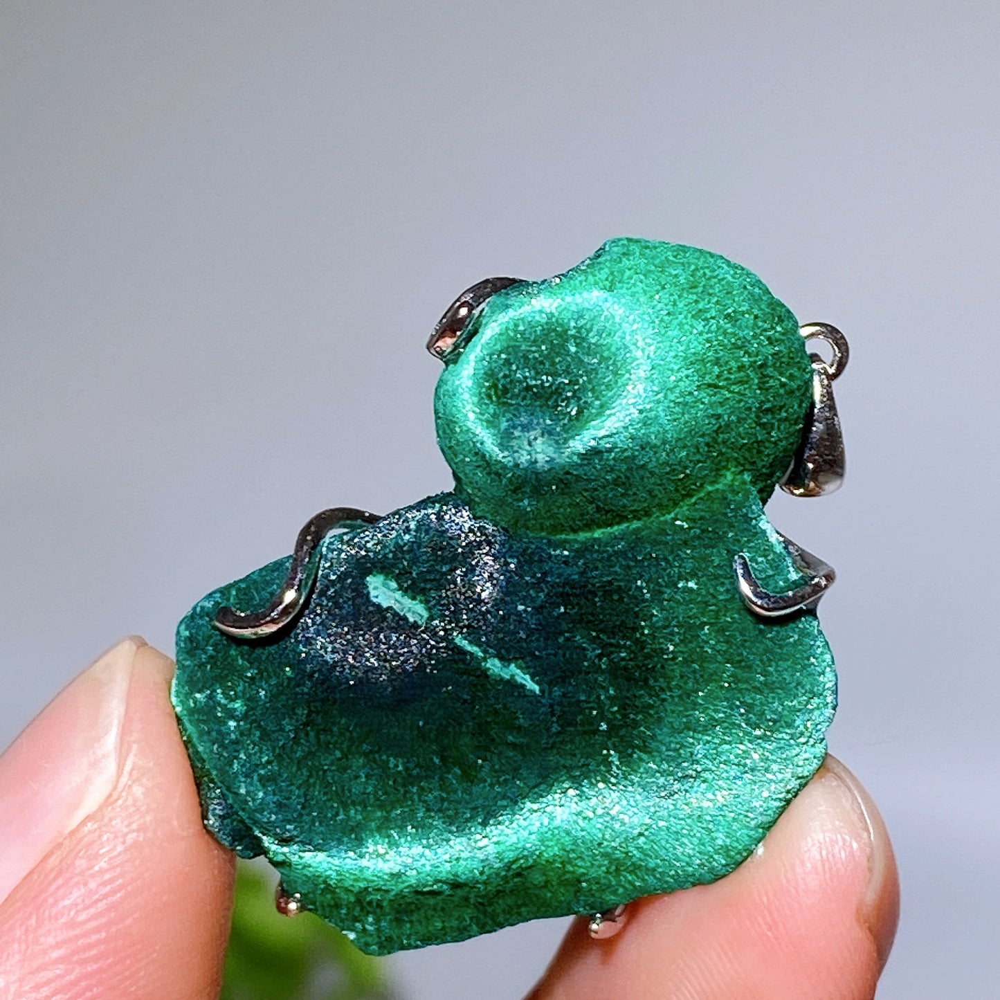 S925 Silver Wrapping Natural Gemstone Crystal Pendant Crystal Healing Bulk Wholesale