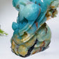 Hand Carved Unique Caribbean Calcite Ocean World Fish Turtle Coral Shell Carving Free Form Crystal Healing Bulk Wholesale