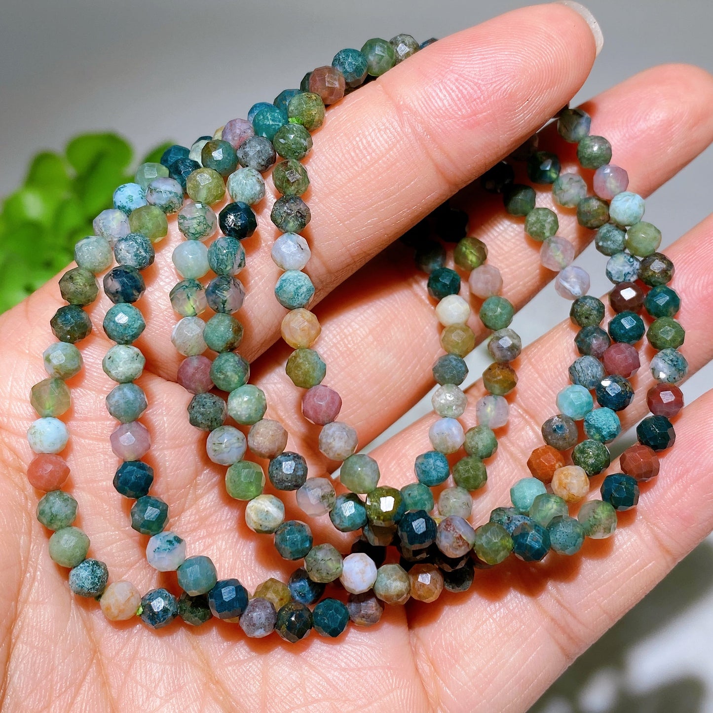 4mm Faceted Crystal Bracelet Crystal Healing Bulk Wholesale