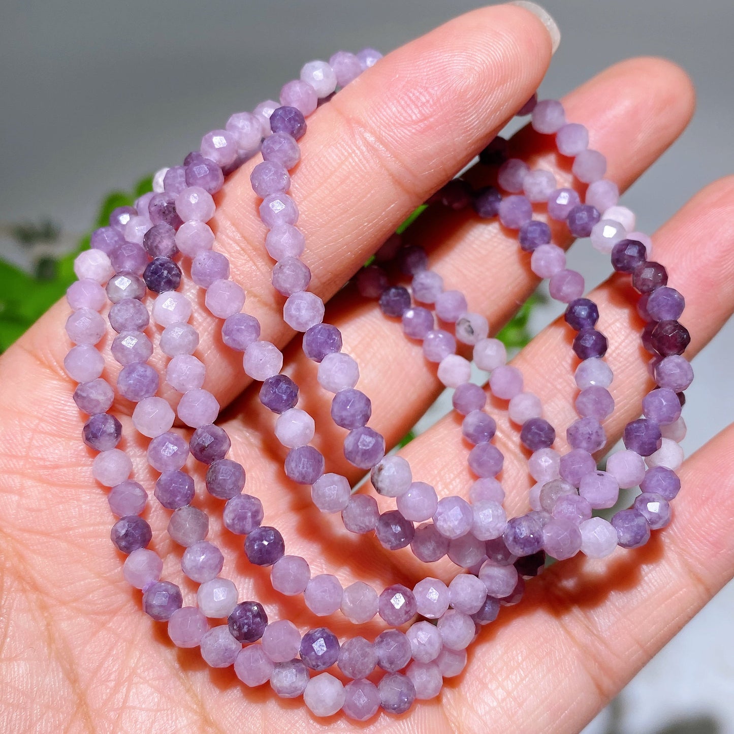 4mm Faceted Crystal Bracelet Crystal Healing Bulk Wholesale