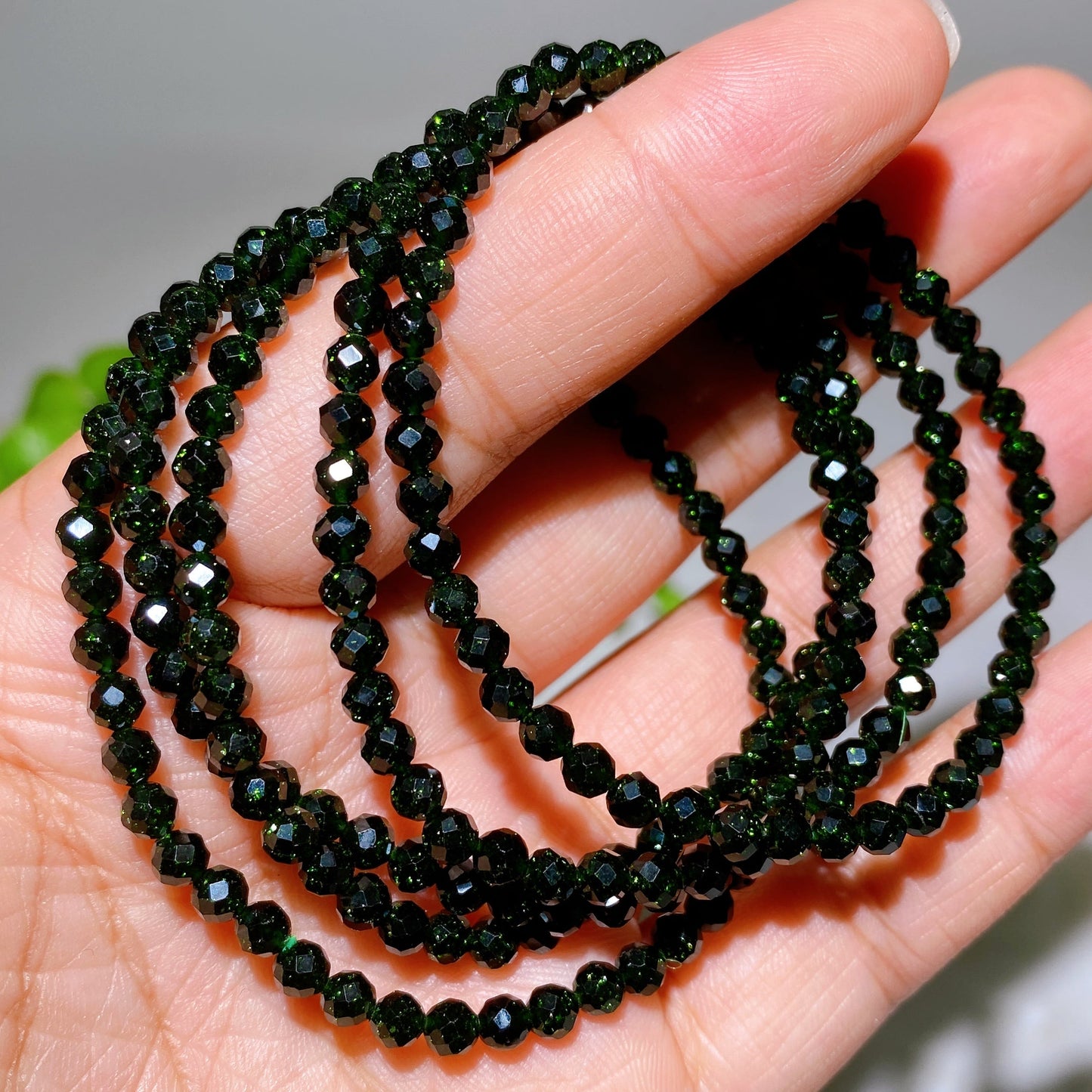 4mm Faceted Crystal Bracelet Crystal Healing Bulk Wholesale