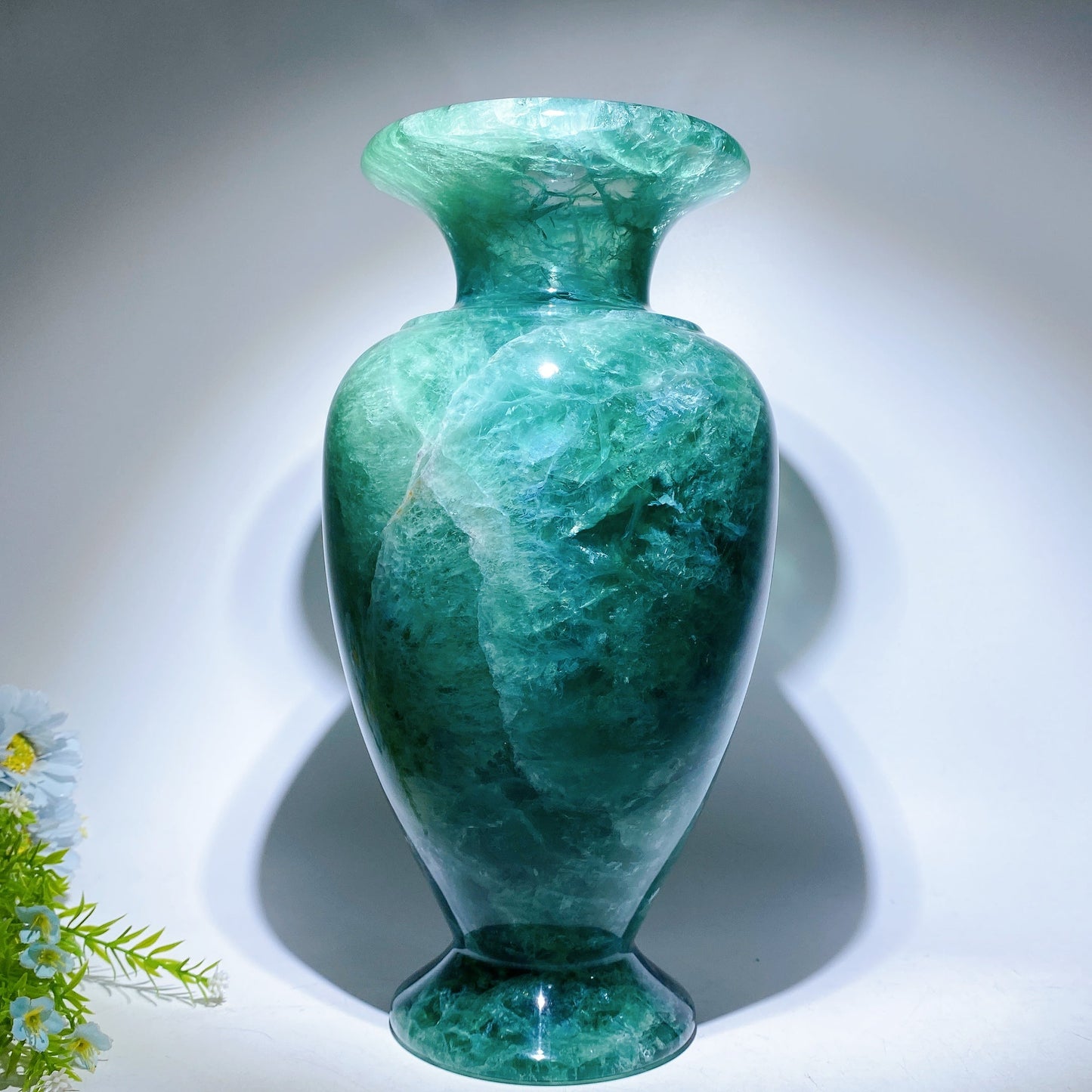 Large Fluorite Vase Carving Crystal Healing Bulk Wholesale