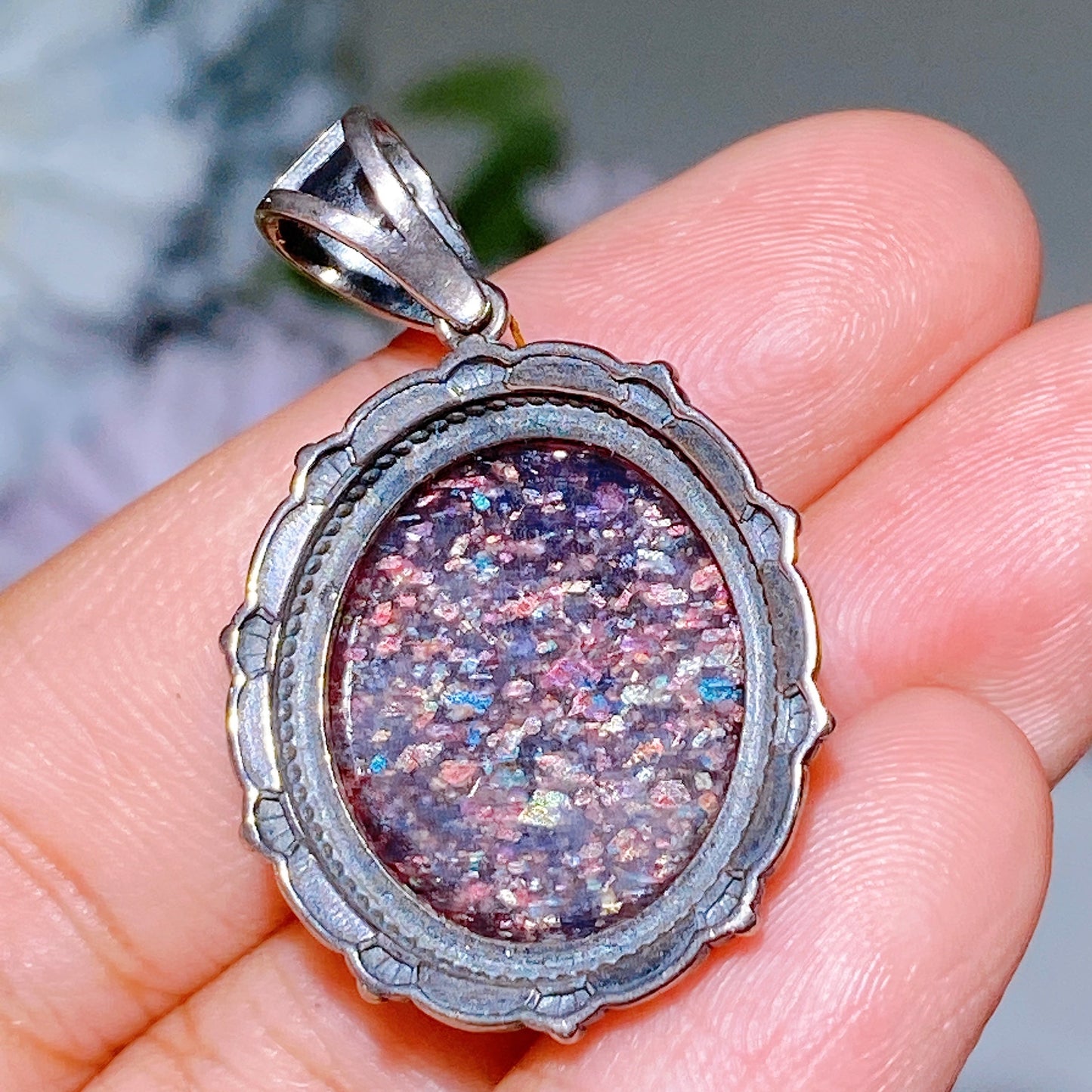 Sterling Silver Coordierite Pendant Crystal Healing Bulk Wholesale