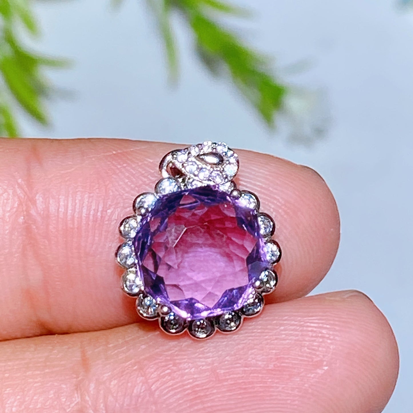 Unique Sterling Silver Crystal Pendant Crystal Healing Bulk Wholesale