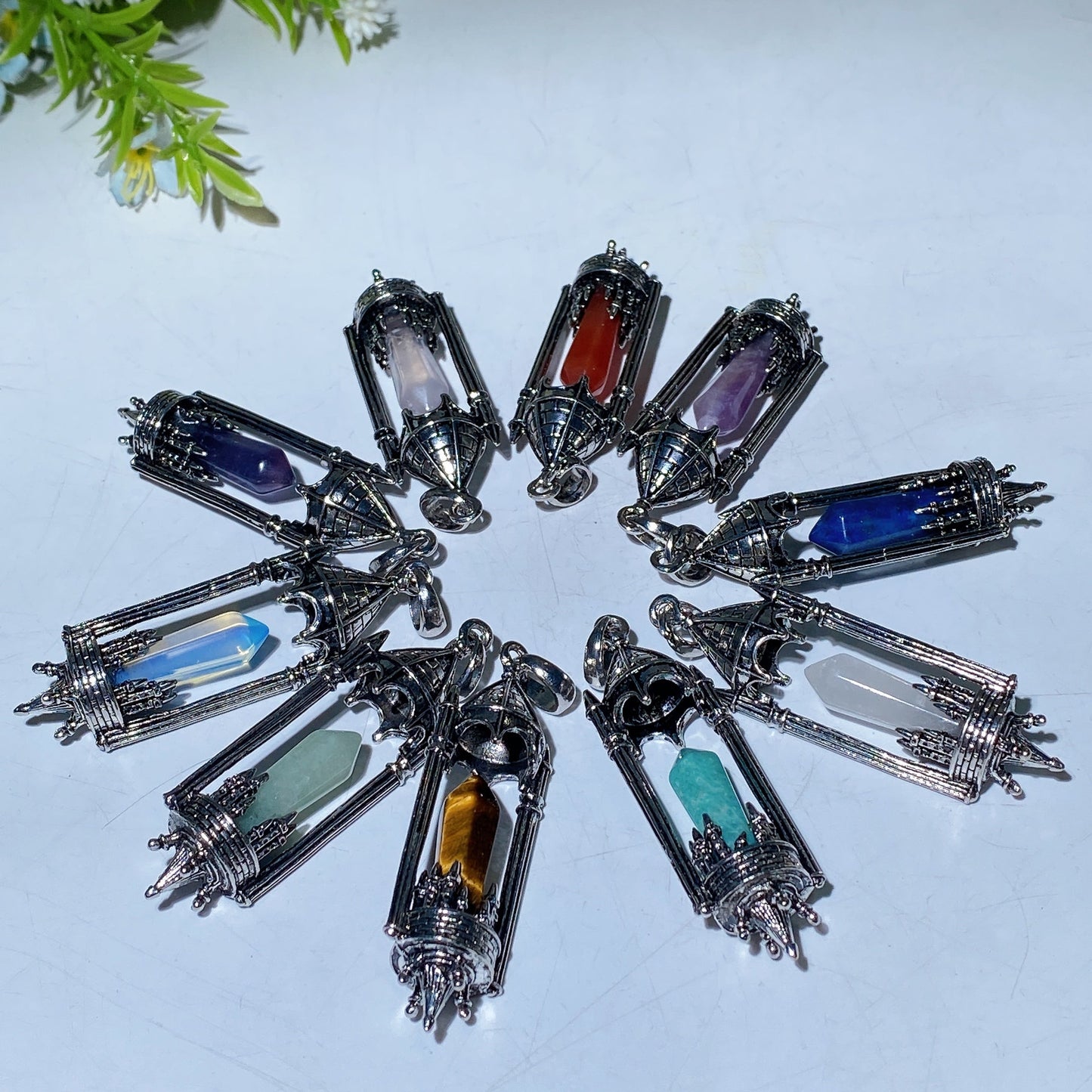 Crystal Castle Pendant Crystal Healing Bulk Wholesale