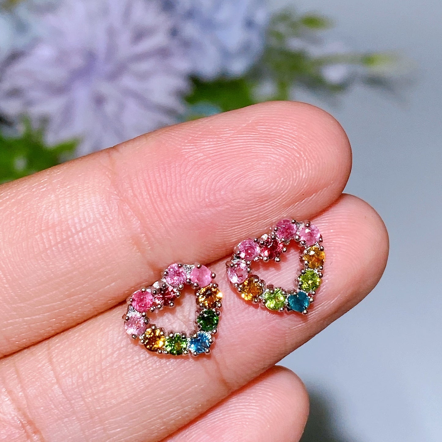 Sterling Silver Crystal Earring Crystal Healing Bulk Wholesale