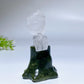 3.0" Crystal Groot on Serpentine Stump Carving Crystal Healing Bulk Wholesale