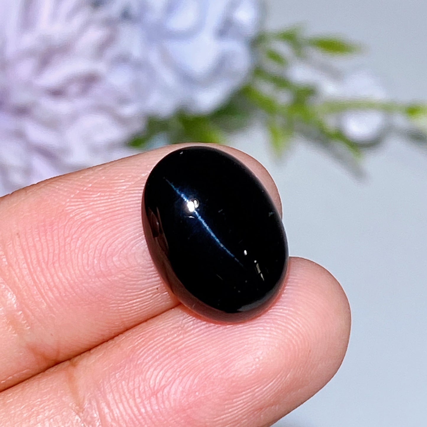 16mm Black Onyx Oval Cabochon for Jewelry DIY Crystal Healing Bulk Wholesale