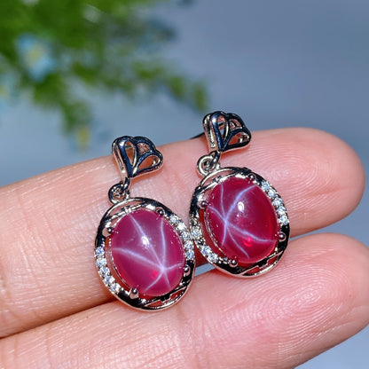 Cooper Siver Plated Crystal Earrings Ear Stud Crystal Healing BulK Wholesale