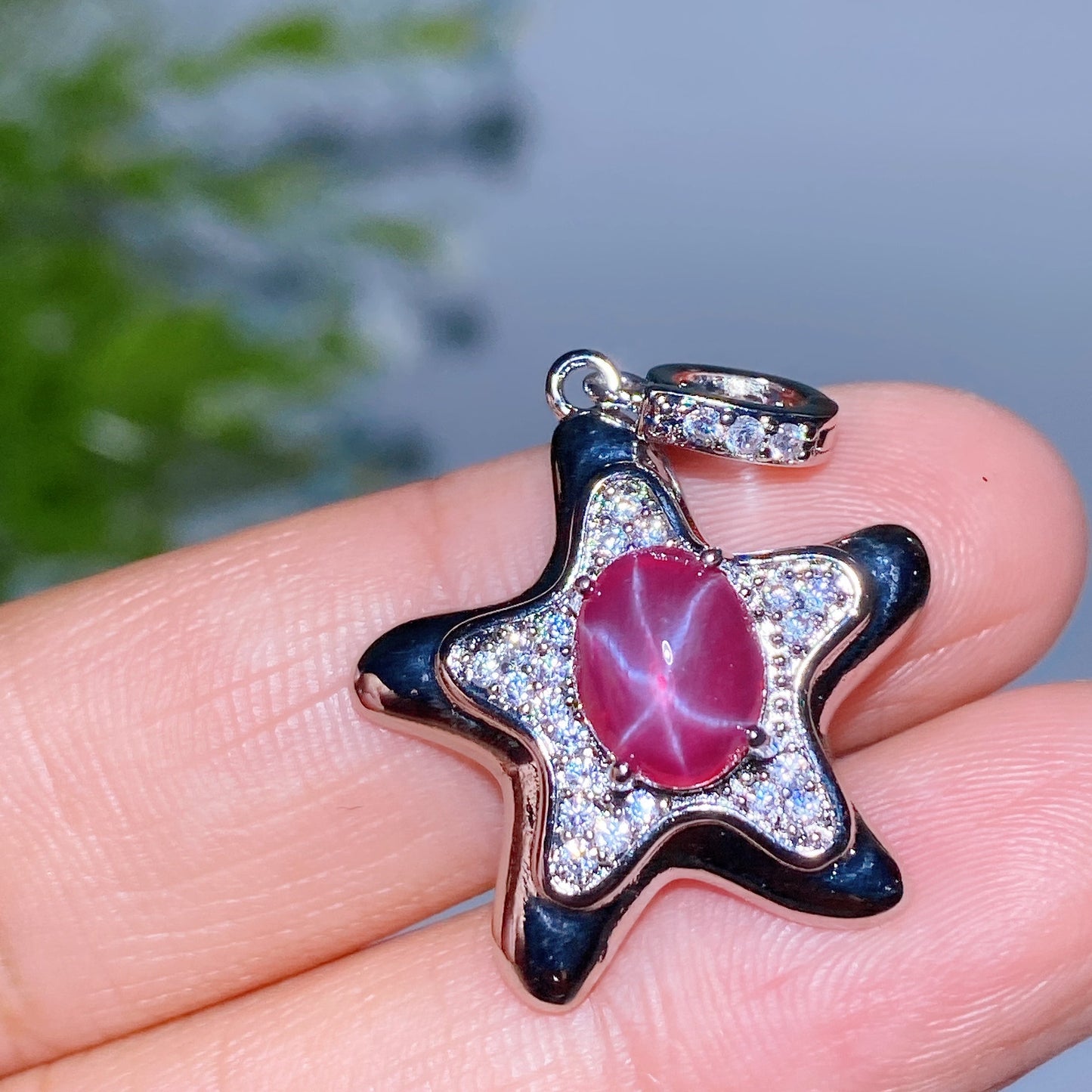 Cooper Silver Plated Crystal Pendant Crystal Healing Bulk Wholesale