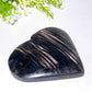 5.0" Large Unique Hypersthene Heart Carving with Stand Crystal Healing Bulk Wholesale