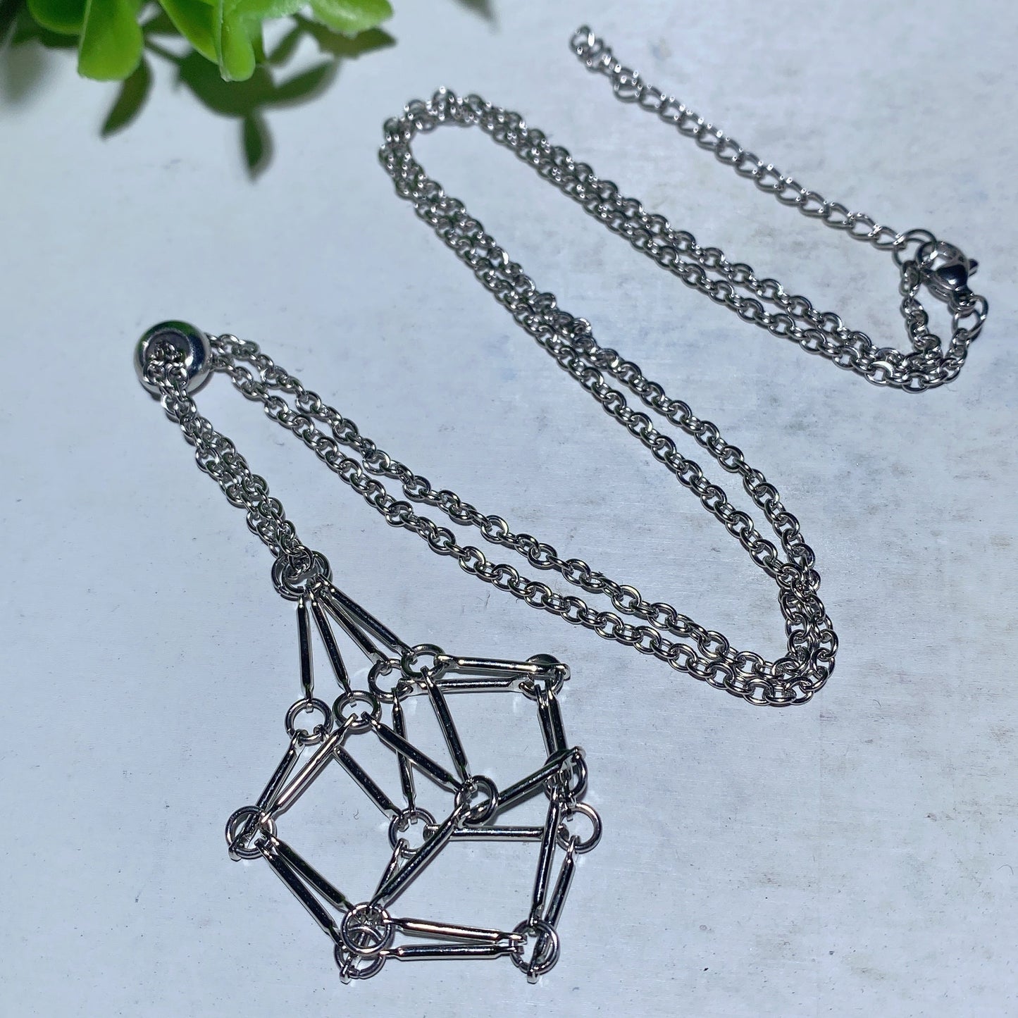 Golden Silver Color Web Design Necklace for Jewelry DIY