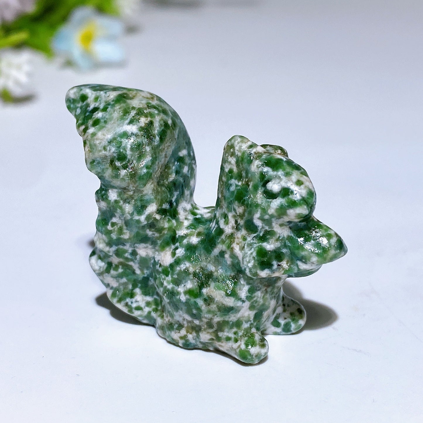1.6" Crystal Squirrel Carving Crystal Healing Bulk Wholesale