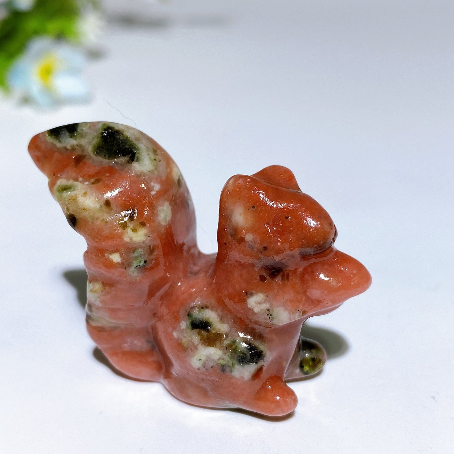 1.6" Crystal Squirrel Carving Crystal Healing Bulk Wholesale