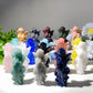 3.9" Mixed Crystal Angel Fairy Carvings Bulk Wholesale