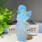 3.9" Mixed Crystal Angel Fairy Carvings Bulk Wholesale