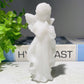 3.9" Mixed Crystal Angel Fairy Carvings Bulk Wholesale