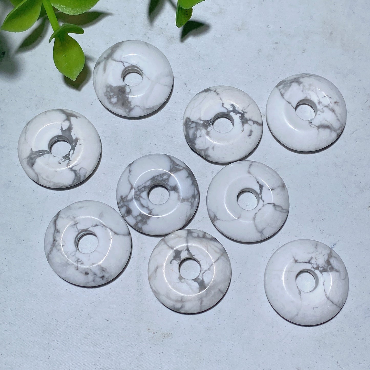 2cm Mixed Crystal Mini Donut Pendant Bulk Wholesale