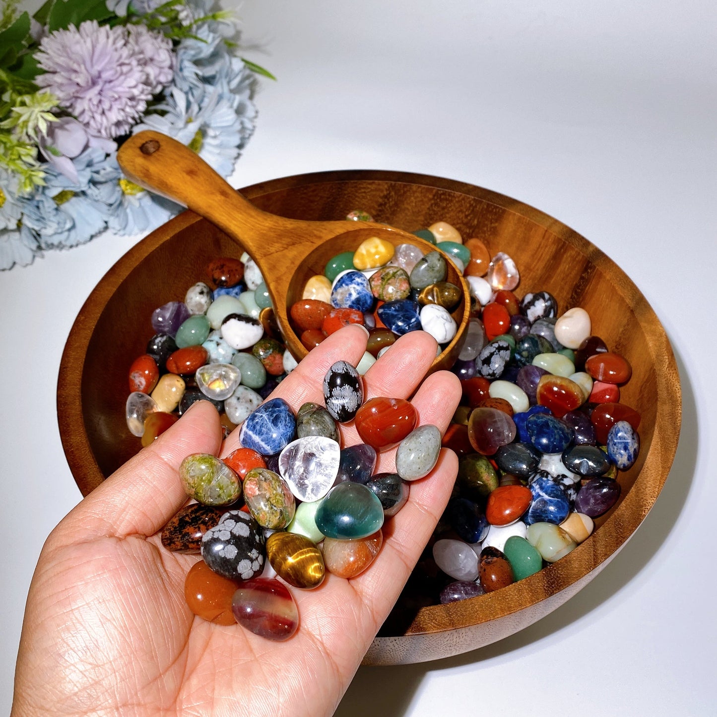 Mixed Crystal Heart Scoop Crystal Healing Bulk Wholesale