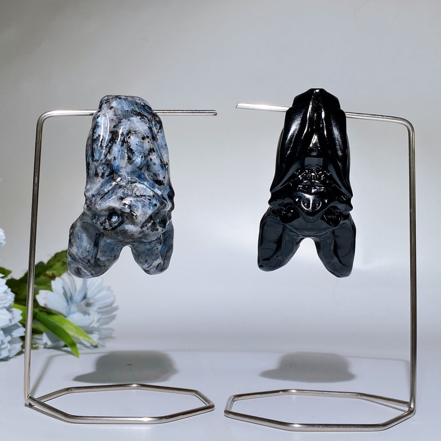 Crystal Bat Carving with Stand Free Form Crystal Healing Bulk Wholesale