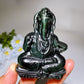 3.2" Rainbow Obsidian Ganesha Carving Crystal Healing Bulk Wholesale