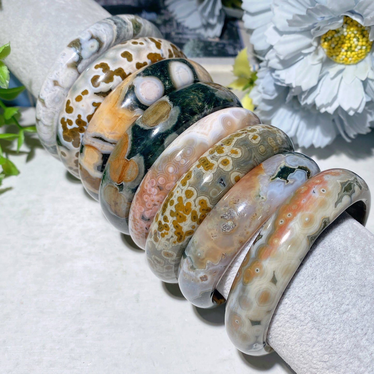 56-59mm Ocean Jasper Bracelet Bulk Wholesale