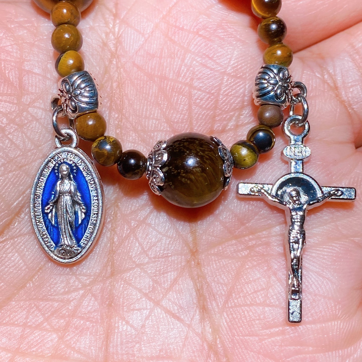 8mm Yellow Tiger's Eye Bracelet Crystal Healing Bulk Wholesale