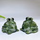 1.6" Serpentine Frog Carving Crystal Healing Bulk Wholesale