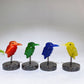 Cat's Eye Hummingbird on Spring with UV Reactive Yooperlite Base Free Form Crystal Healing Bulk Wholesale