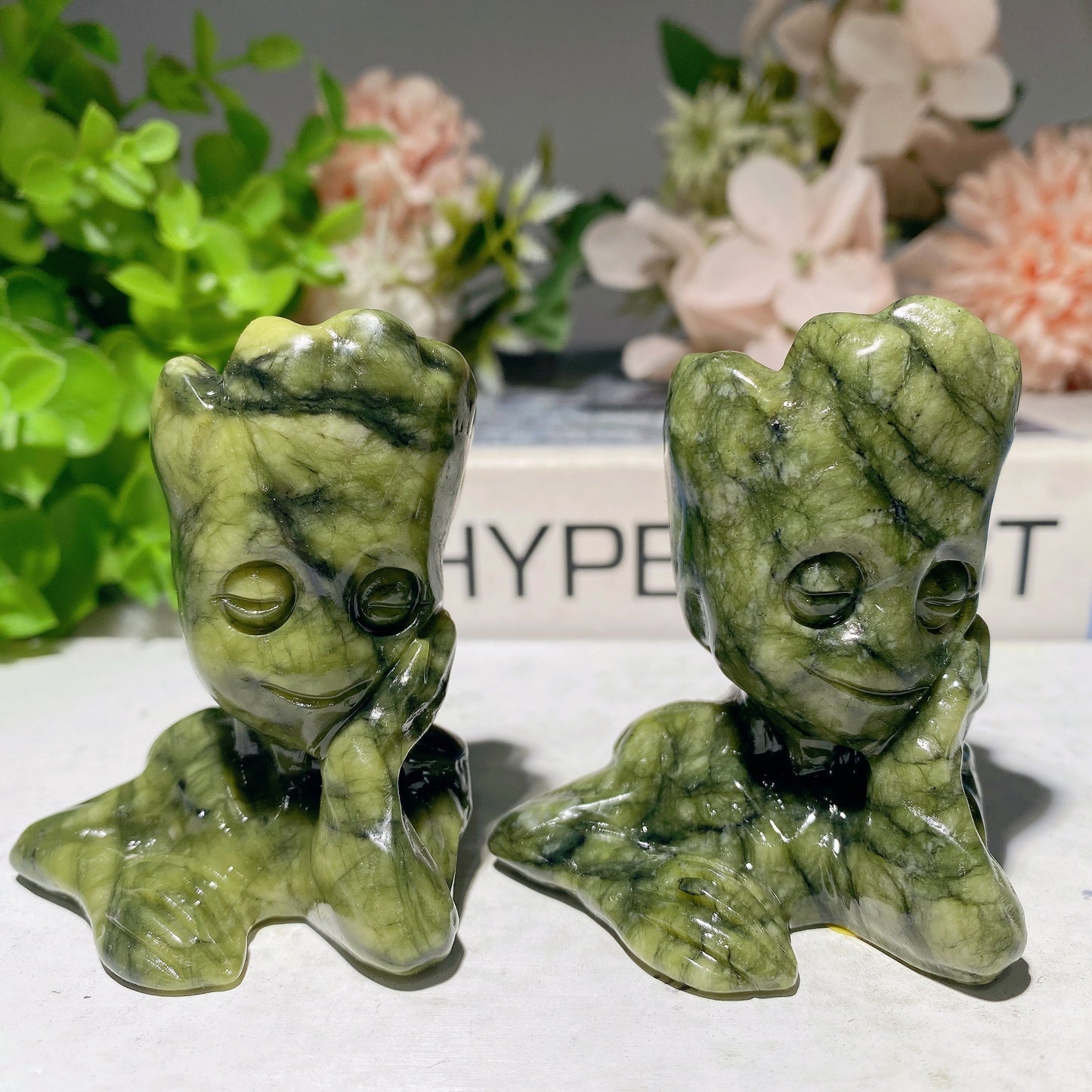 2.3" Serpentine Groot Carvings Bulk Wholesale