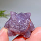 1.1" Purple Mica Gengar Pokemon Carving Crystal Healing Bulk Wholesale