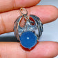 S925 Star Rose Quartz Aquamarine Pendent Crystal Healing Bulk Wholesale