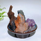 Natural Raw Crystal with Chips Branch in Plate Free Form Crystal Healing Bulk Wholesale