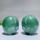 2.0" Natural Green Acenturine Rowlet Pokemon Carving Crystal Healing Bulk Wholesale