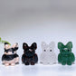 1.6" Natural Crystal Bat Carving Crystal Healing Bulk Wholesale
