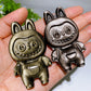 2.9"-3.1" Silver Obsidian Golden Obsidian Labubu Carving Crystal Healing Bulk Wholesale